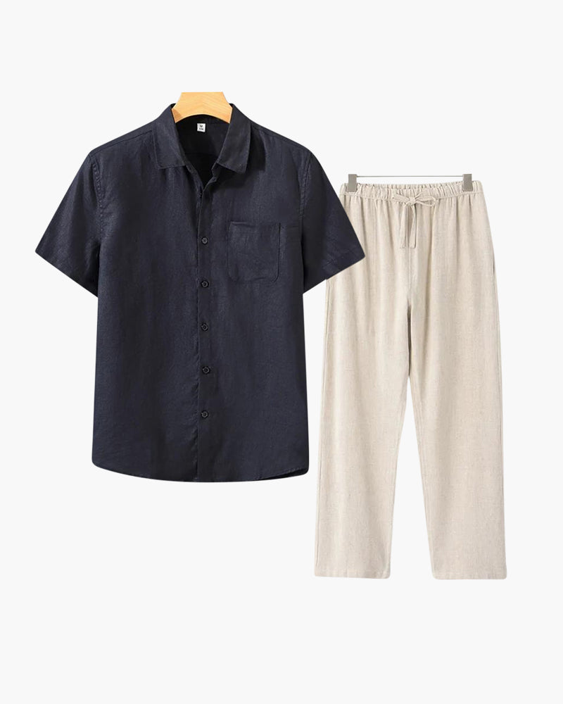 Old Money Linen Combo (Shortsleeve)