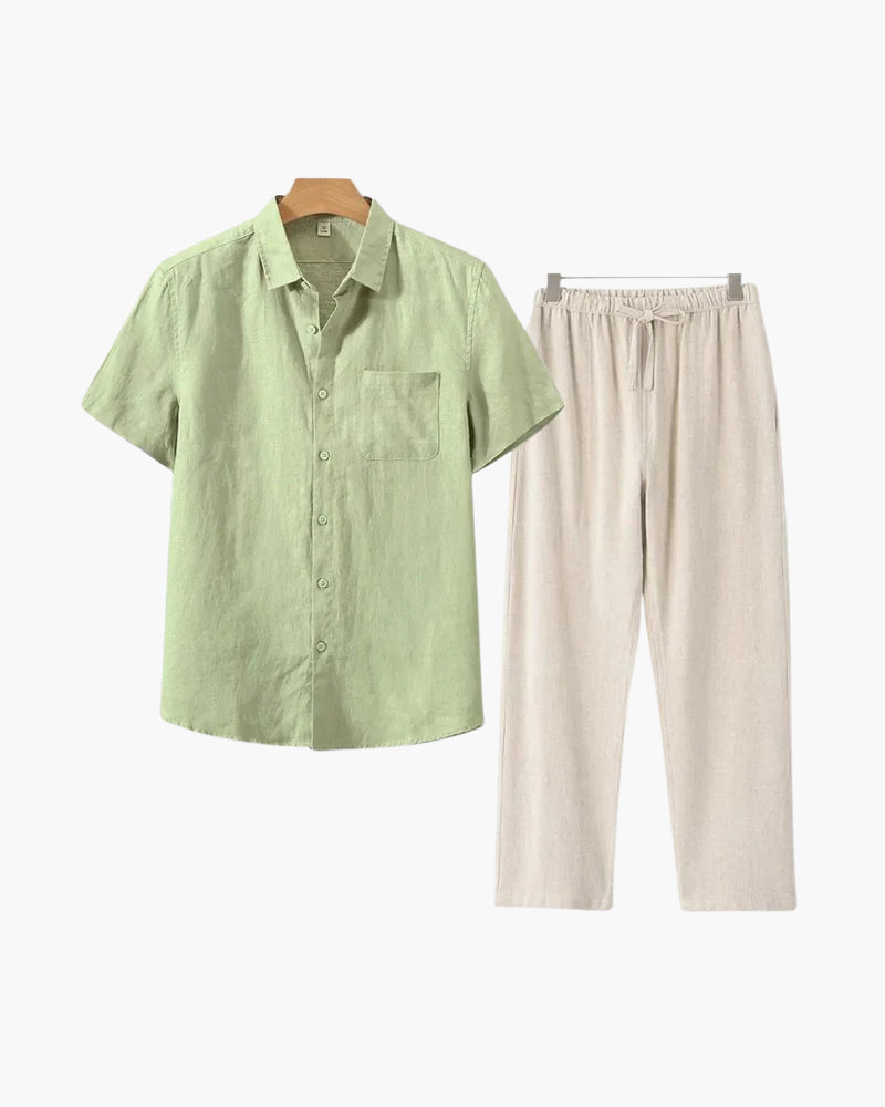 Old Money Linen Combo (Shortsleeve)