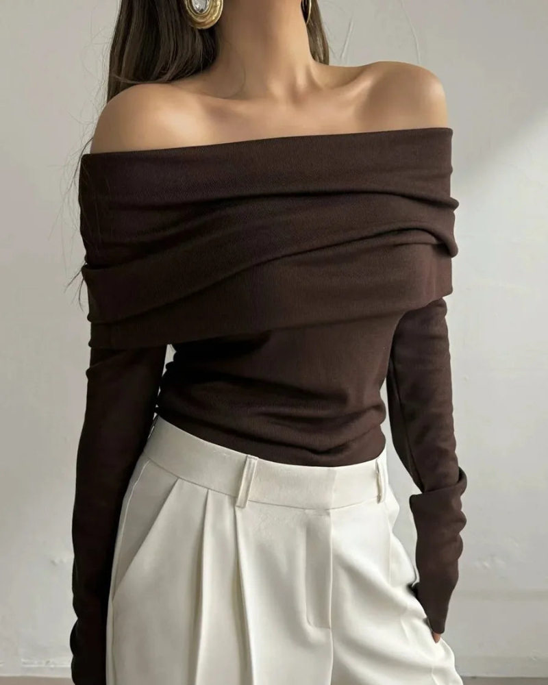 Prato - Off Shoulder Sweater